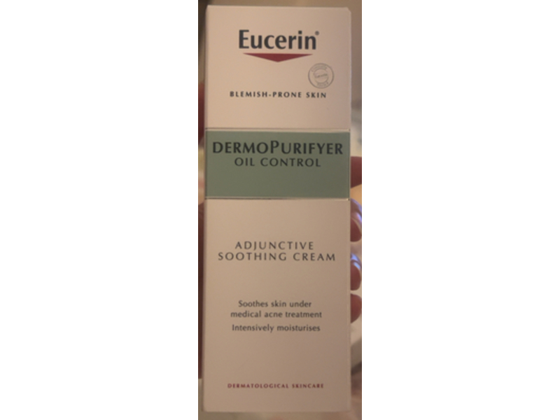Eucerin Adjunctive Soothing Cream, Dermopurifyer Oil, Control, 50 mL