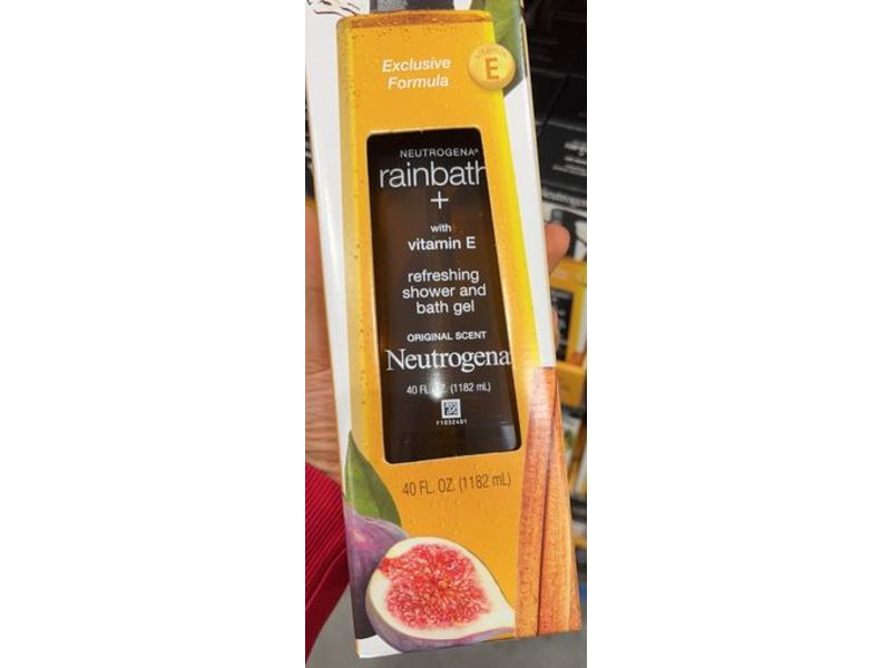 Neutrogena Refreshing Shower And Bath Gel, Vitamin E, 40 fl oz/1182 mL