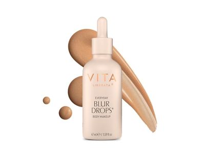 Vita Liberata Everyday Blur Drops Concealing Body Makeup, Medium, 1.59 fl oz/47 mL