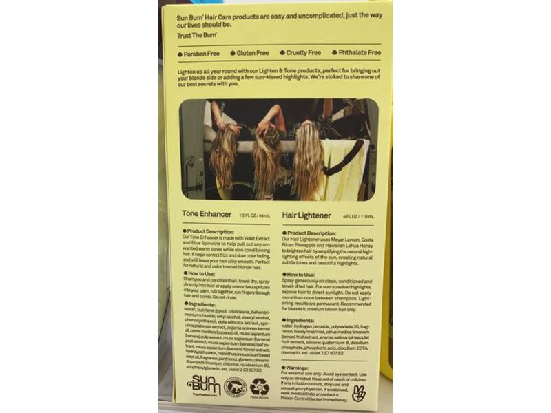 Sun Bum Lighten and Tone Kit