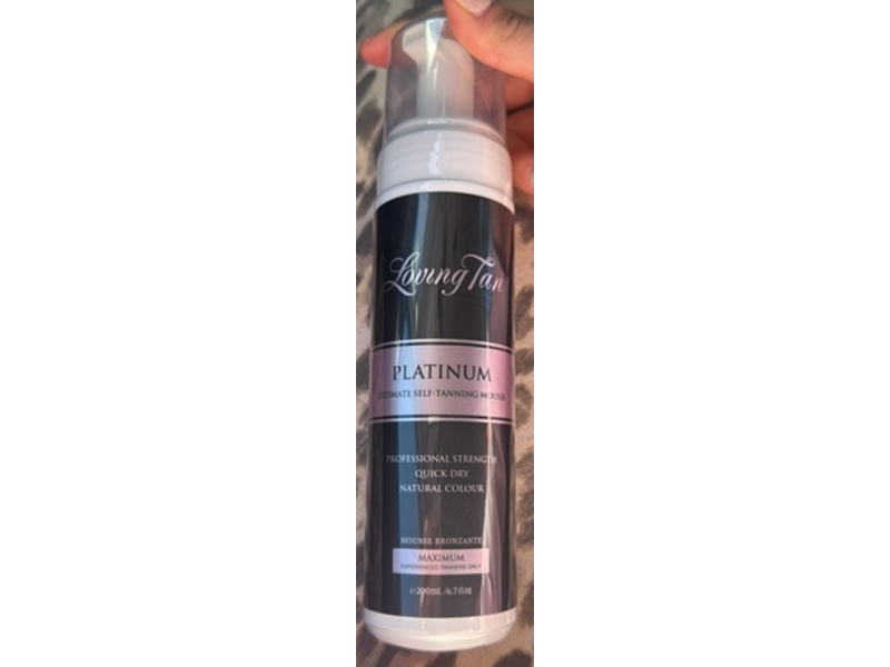 Loving Tan Platinum Ultimate Self-Tanning Mousse, Maximum, 6.7 fl oz/200 mL