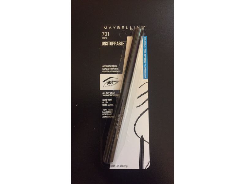Maybelline New York Unstoppable Eyeliner, Onyx 0.01 Ounce