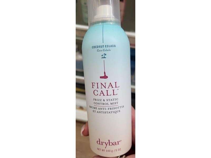 Drybar Final Call Frizz & Static Control Mist, Coconut Colada, 5 oz/140 g