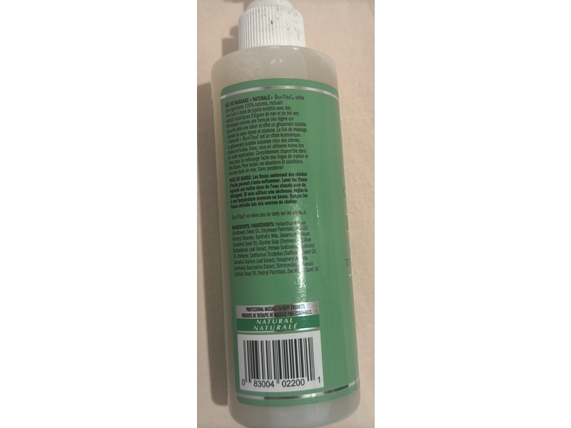 Bon Vital' Natural Massage Gel, 8 fl oz/237 mL