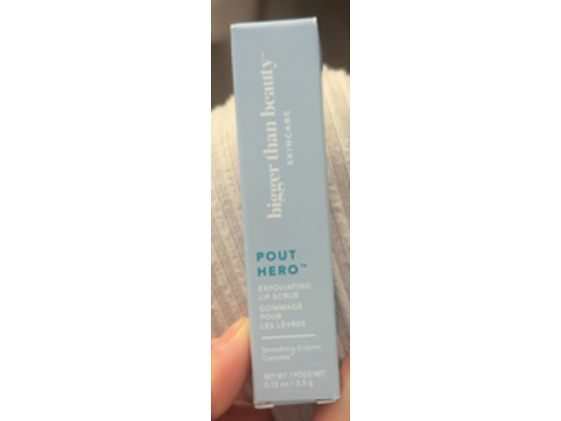 Bigger Than Beauty Exfoliating Lip Scrub, 0.12 oz/3.5 g