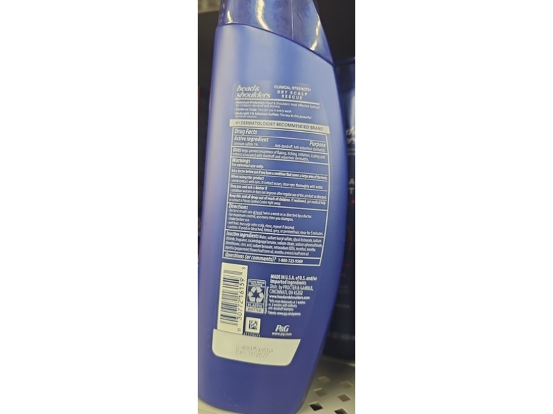 Head & Shoulders Clinical Strength Dry Scalp Rescue, 13.5 fl oz/400 mL