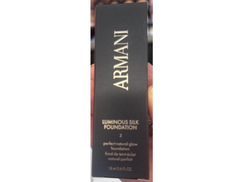 Giorgio Armani Luminous Silk Foundation, Nr. 3, 0.6 fl oz/18 mL