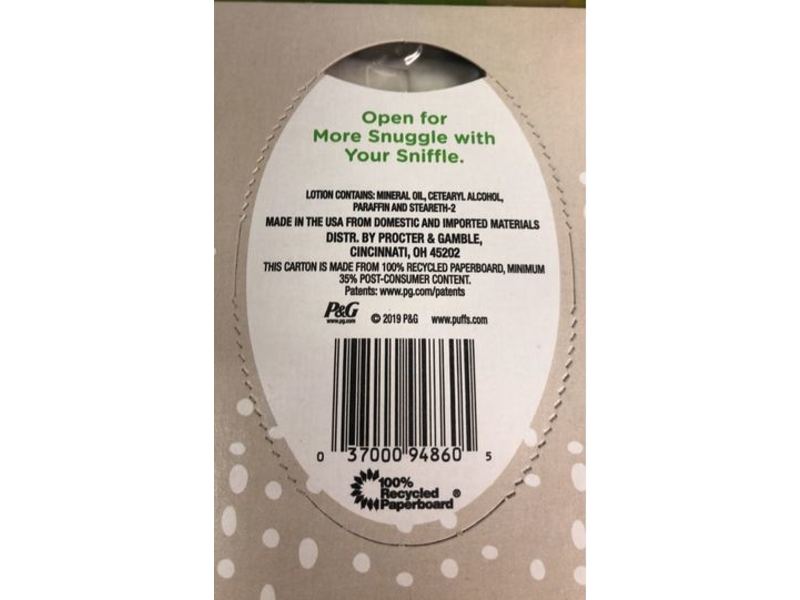 Puffs Plus Lotion Facial Tissues, 72 Count