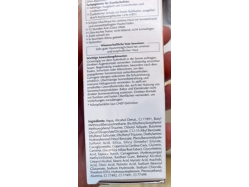 Eucerin Oil Control Tinted Sun Gel, Light, SPF 50+, 50 mL