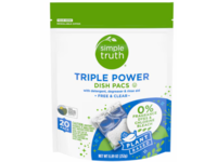 Simple Truth Triple Power Dish Pacs, Free & Clear, 8.89 oz/252 g - Image 2