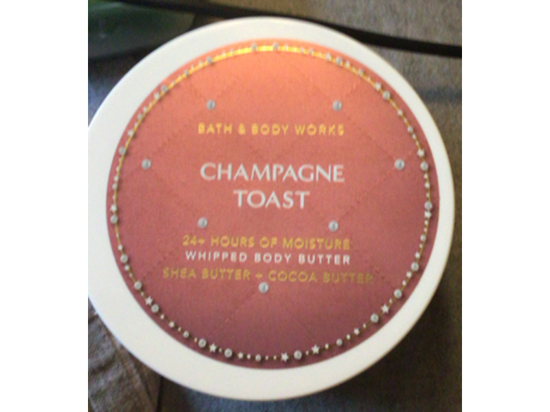 Bath & Body Works Whipped Body Butter, Champagne Toast, 6.5 oz/185 g