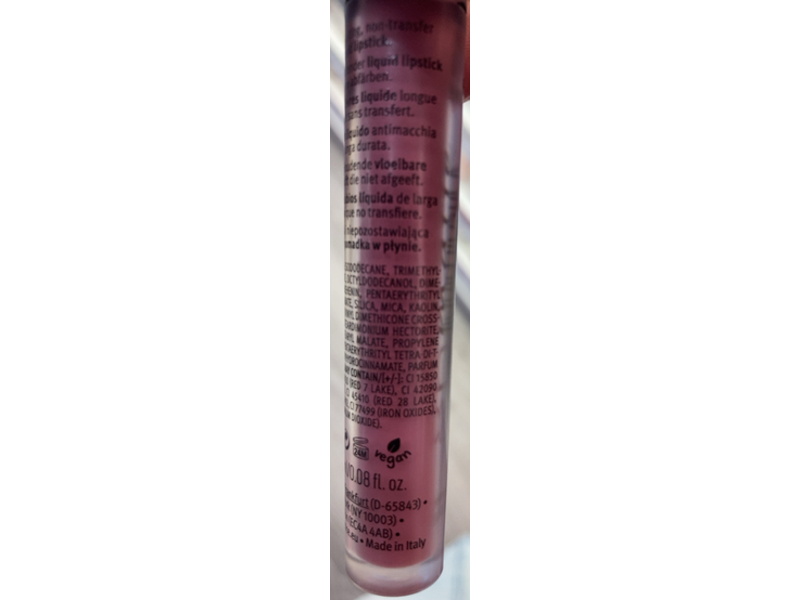 Essence Matte Liquid Lipstick, 06 Cool Mauve, 0.8 fl oz/2.5 mL