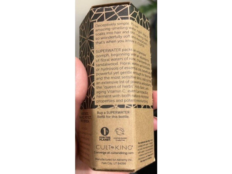 Cult + King Superwater Antioxidant Toner, 1 fl oz/29 mL