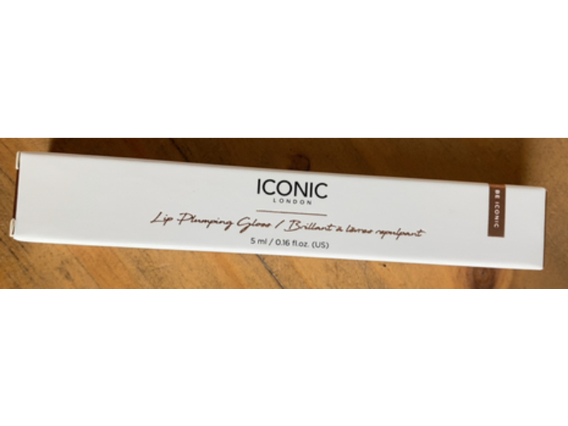 Iconic London Lip Plumping Gloss, Mid Pink, 0.16 fl oz/5 mL