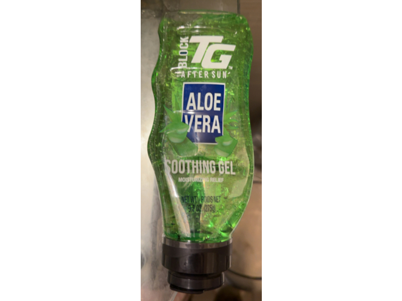 Block TG After Sun Soothing Gel, Aloe Vera, 9.7 oz/275 g