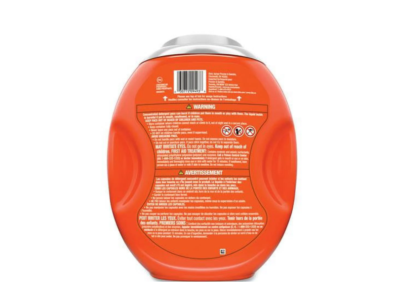 Tide Hygienic Clean Heavy 10x Duty Power Pods Laundry Detergent, Spring Meadow, 76 oz/2.17 kg, 45 Pacs