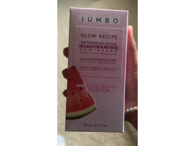 Glow Recipe Watermelon Glow Niacinamide Dew Drops, 2.7 fl oz/80 mL