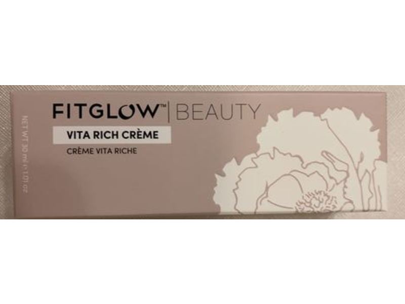 Fitglow Beauty Vita Rich Cream, 1.0 oz/30 mL