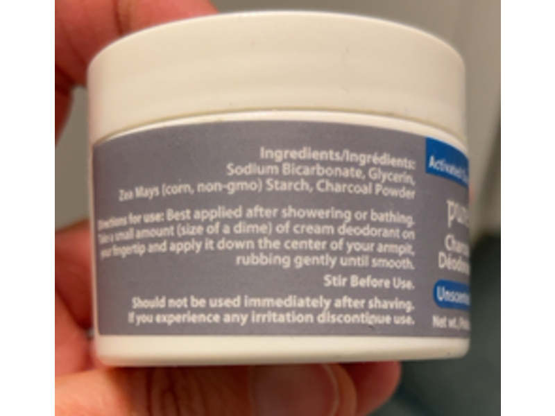 Purelygreat Charcoal Deodorant, 1.76 oz/50 g
