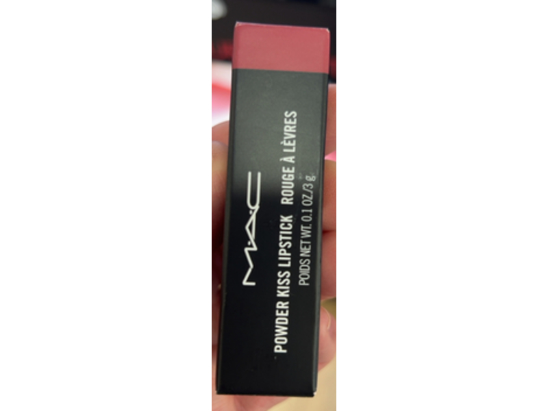 Mac Powder Kiss Lipstick, 305 Burning Love, 0.1 oz/3 g