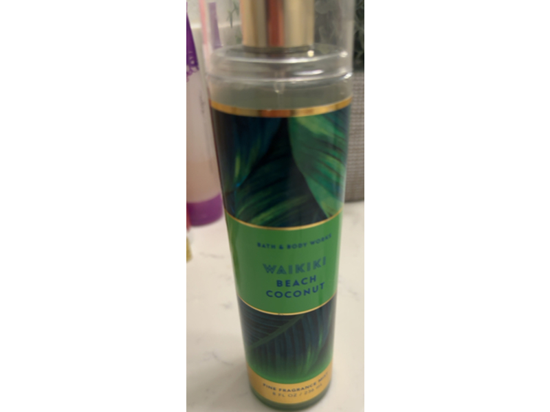 Bath & Body Works Fine Fragrance Mist, Waikiki Beach Coconut, 8 fl oz/236 mL