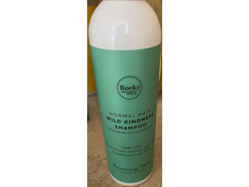 Rocky Mountain Soap Co Wild Kindness Shampoo, Normal Hair, Rosemary Mint, 240 mL