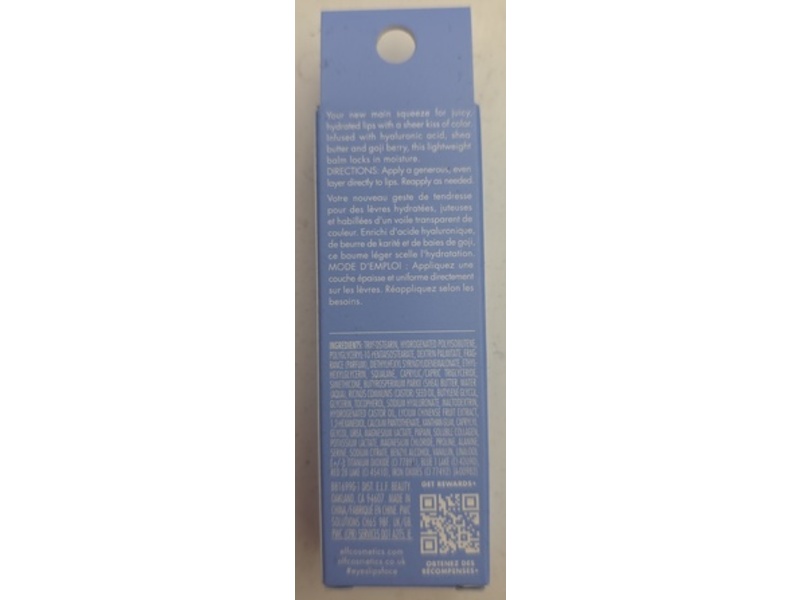 e.l.f. Squeeze Me Lip Balm, Blueberry, 0.21 oz/6 g