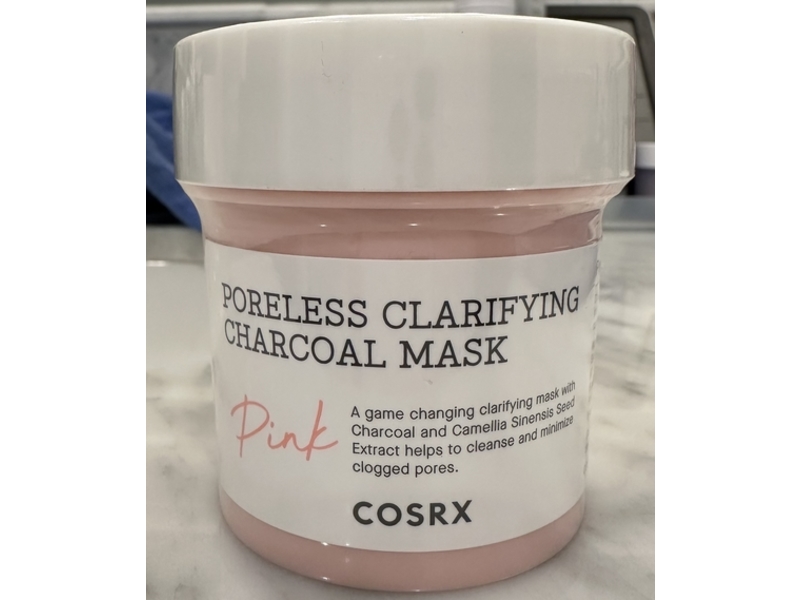 Cosrx Poreless Clarifying Charcoal Mask, Pink, 3.88 oz/110 g
