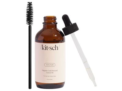 Kitsch Organic Cold-Pressed Castor Oil, 4 fl oz/118 mL