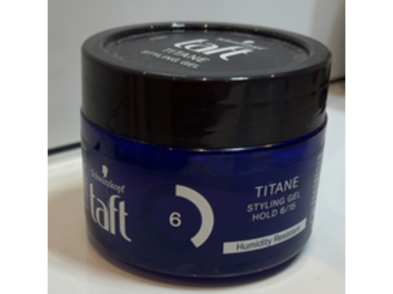 Schwarzkopf Taft Titane Styling Gel, Hold 6/15, 250 mL