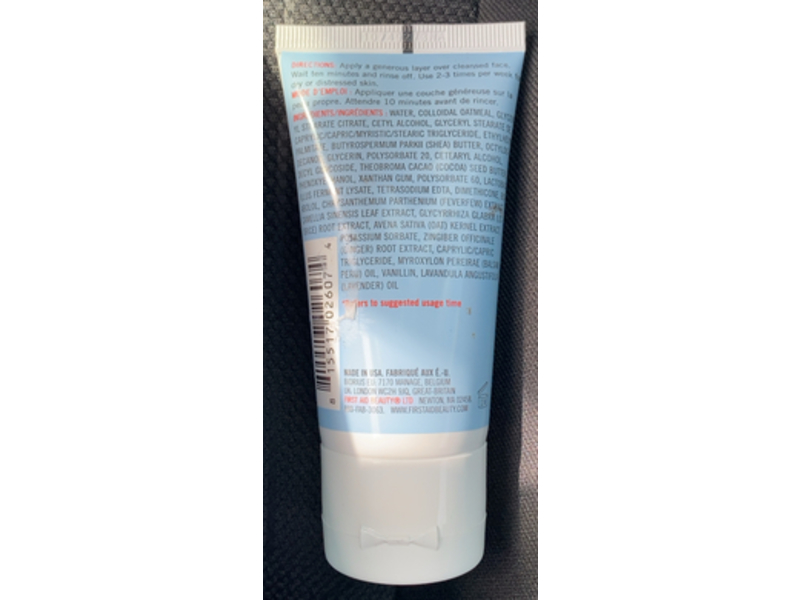 First Aid Beauty Ultra Repair Instant Oatmeal Mask, 2.0 oz/56.7 g