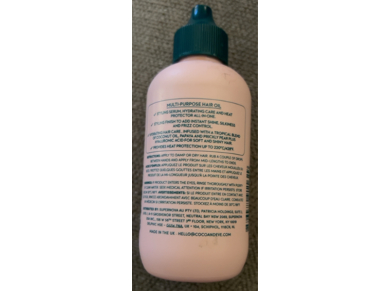 Coco & Eve Like A Virgin Miracle Hair Elixir, 3.38 fl oz/100 mL