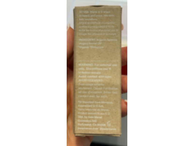 Josie Maran The Original Pure Organic Argan Oil, 0.5 fl oz/15 mL