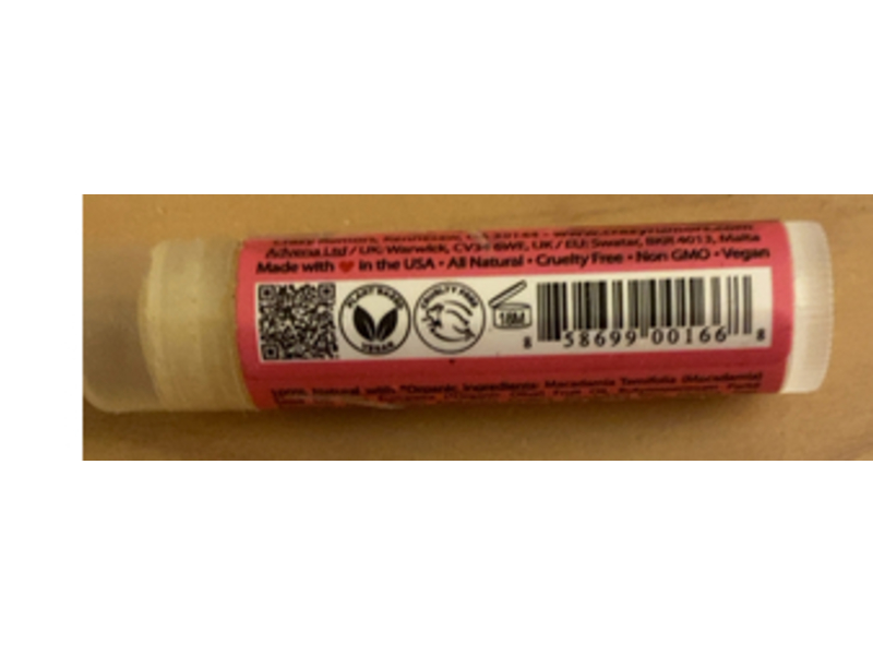 Crazy Rumors Plant Based Shea Butter Lip Balm, Black Cherry, 0.15 oz/4.25 g