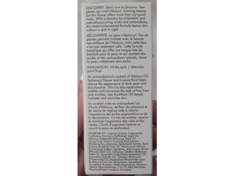 Volition Hibiscus Unspottable Correcting Oil, 1.1 fl oz/30 ml