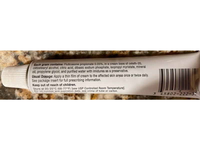 Fluticasone Propionate Cream 0.05%, 15 g, Padagis (Rx)