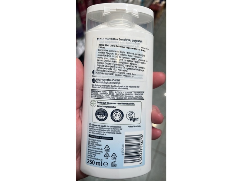 Dm Balea Ultra Sensitive Conditioner, 250 mL