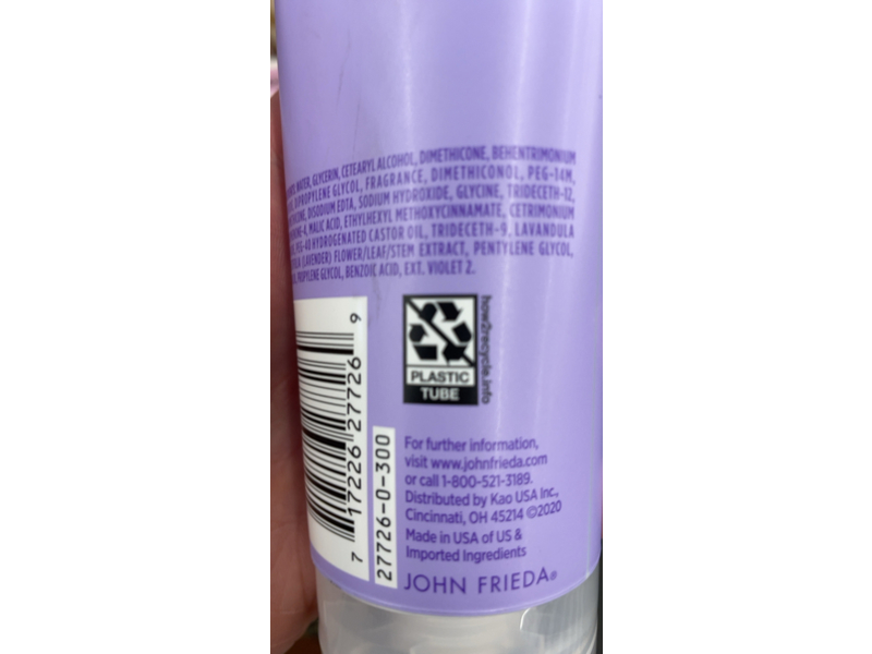 John Frieda Pure Conditioner, Violet Crush, 6 fl oz/177 mL