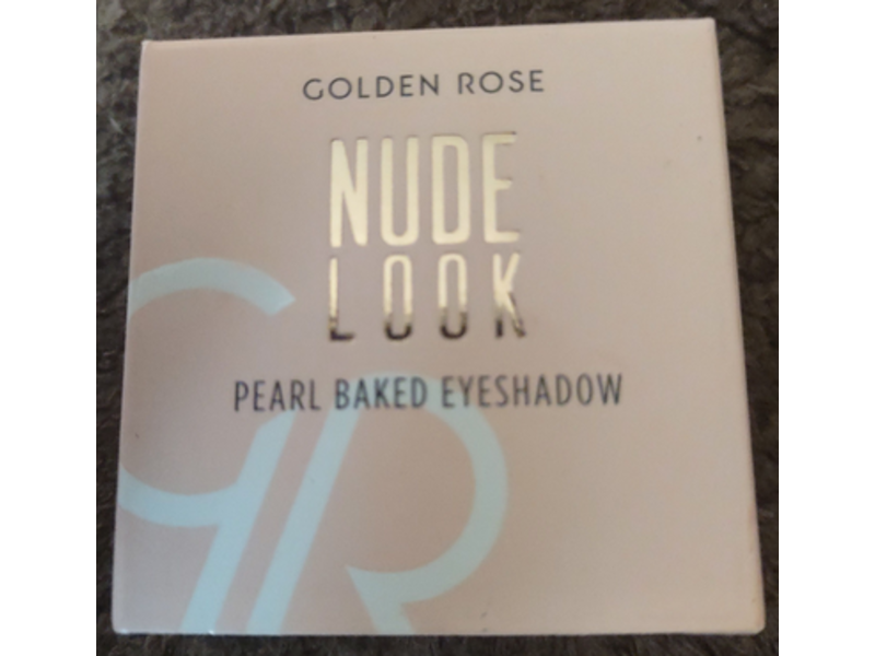 Golden Rose Nude Look Pearl Baked Eyeshadow, 01 Ivory, 0.09 oz/2.5 g