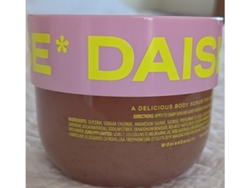 Daise Exfoliating Body Scrub, Cherry Glow, 18 oz/510 g
