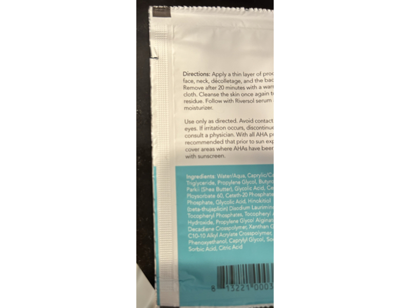 Riversol Exfoliating Glycolic Peel, 5 mL