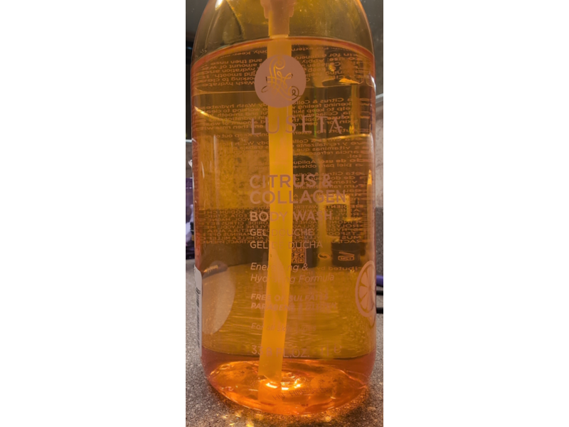 Luseta Body Wash, Citrus & Collagen, 33.8 fl oz/1 L