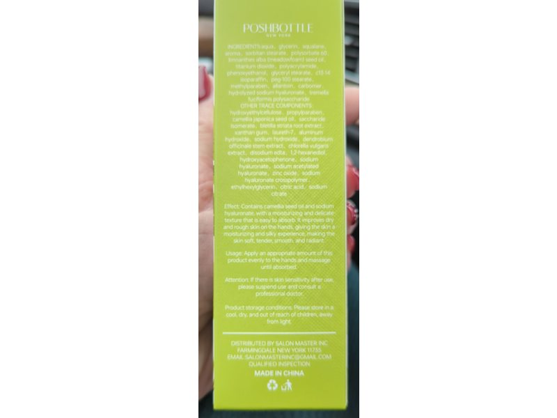 Hbot New York Hand & Body Cream, Green Tea