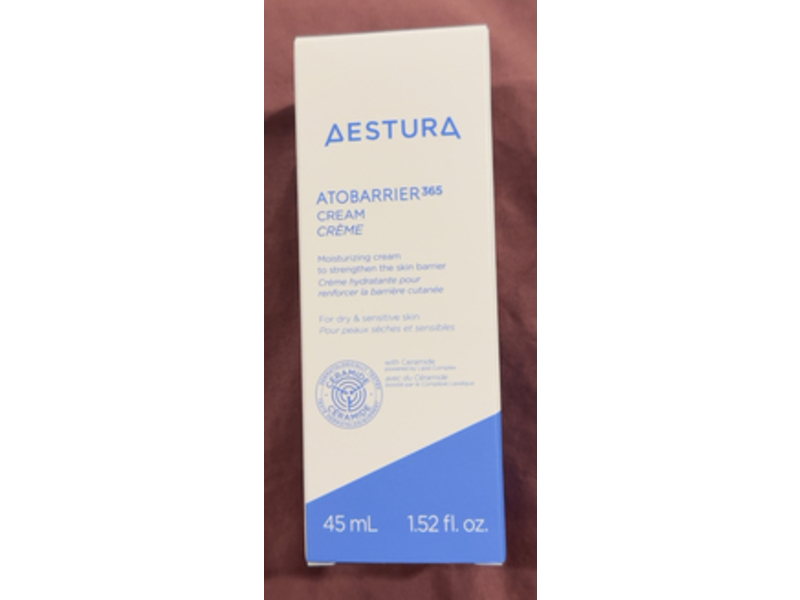 Aestura Atobarrier365 Moisturizing Cream, Ceramide, 1.52 fl oz/45 mL