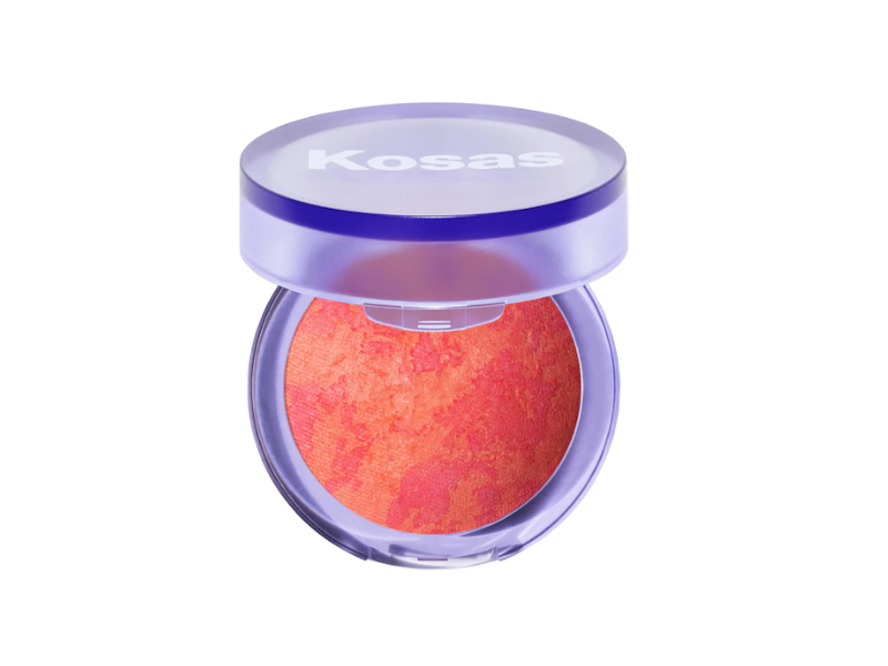 Kosas Blush is Life Baked Talc-Free Dimensional + Brightening Blush, Heartbeat, 0.16 oz/4.5 g