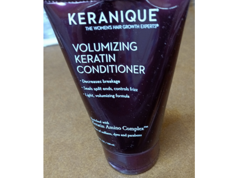 Keranique Volumizing Keratin Conditioner, 3.4 oz/100 mL