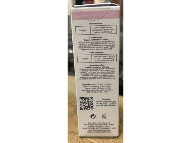 Skin Chemists London Pure Collagen Biphase Serum, 1.01 fl oz/30 mL