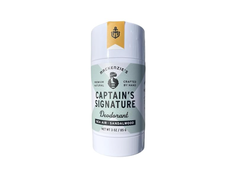 MacKenzie's Captain's Signature Deodorant, Sea Air & Sandalwood, 3 oz/85 g
