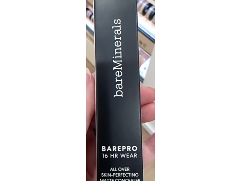 bareMinerals Barepro All Over Skin-Perfecting Matte Concealer, SPF 25, Fair 100 Cool, 0.25 fl oz/7.5mL