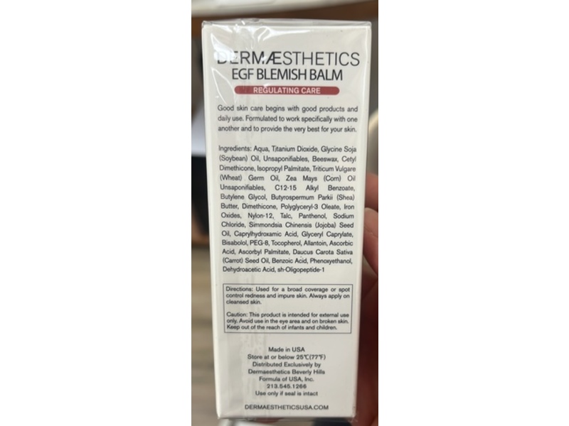 Dermaesthetics Beverly Hils EGF Blemish Balm, 2 oz/57 mL